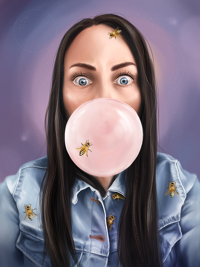 Selfpoirtrait-Bubble